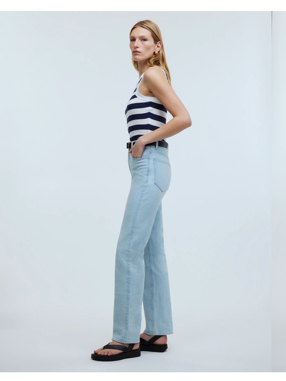 Madewell Light Blue ‘90s Straight Jeans - Picture 4 of 7